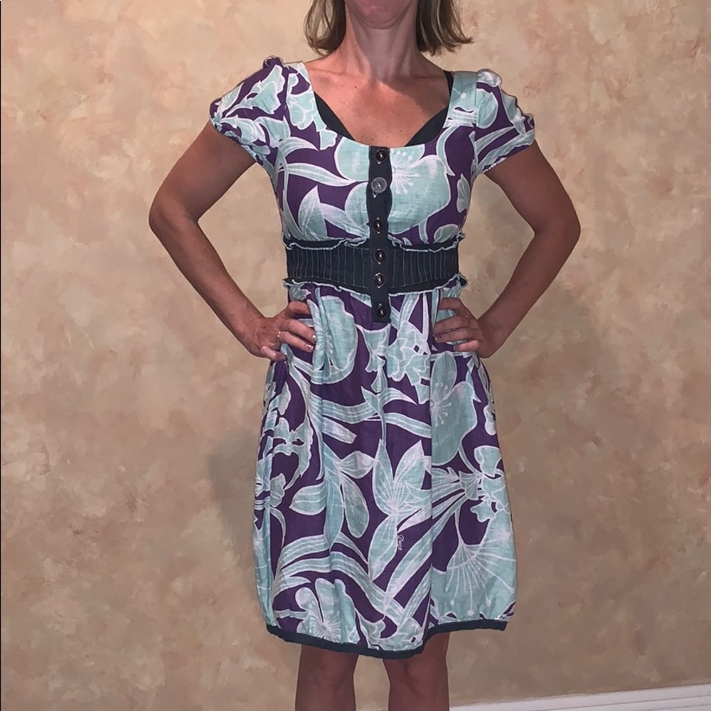 Floral Linen dress